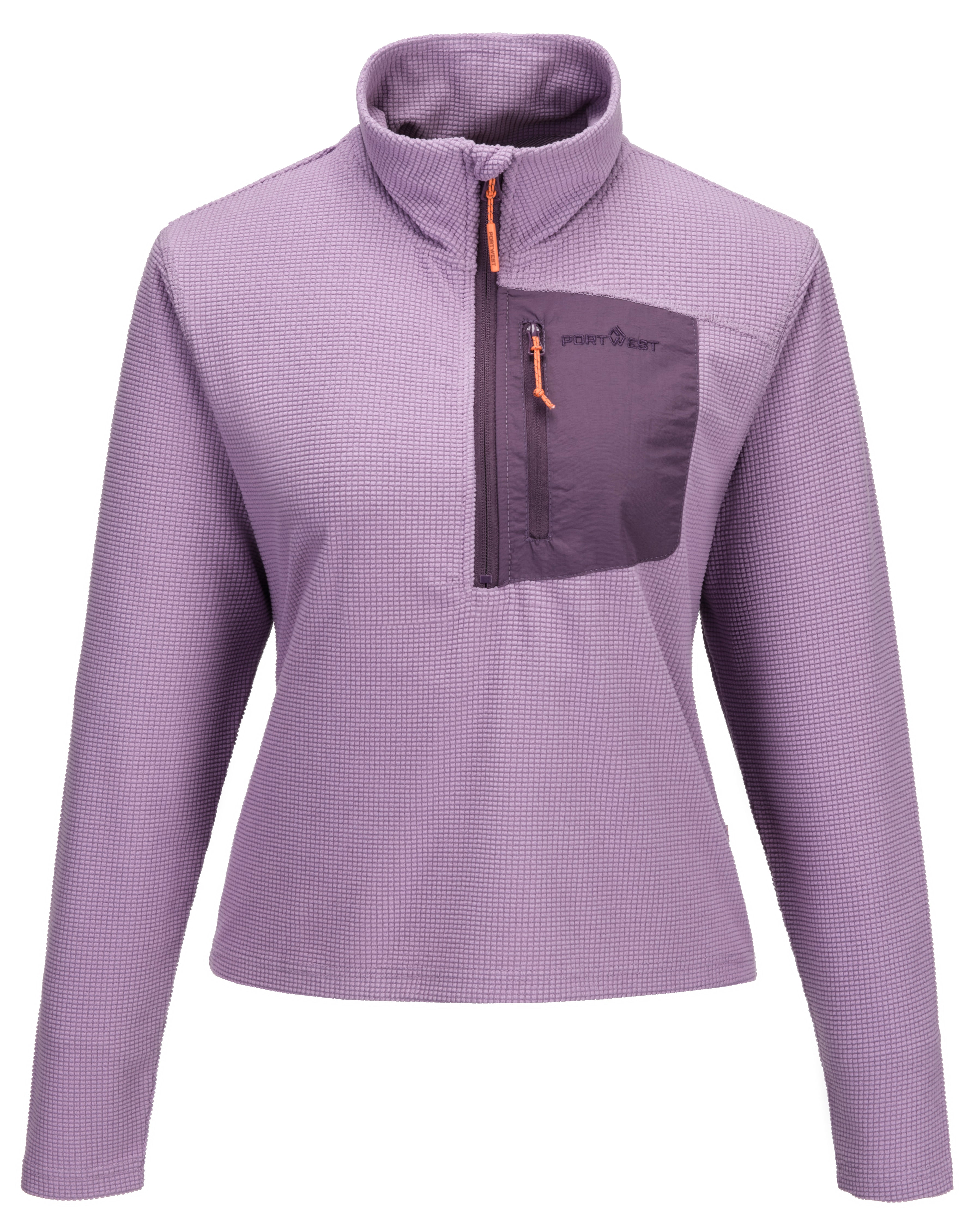 Portwest Carrowteige Women’s Grid Microfleece Quarter-Zip | Portwest | Portwest - The Outdoor Shop