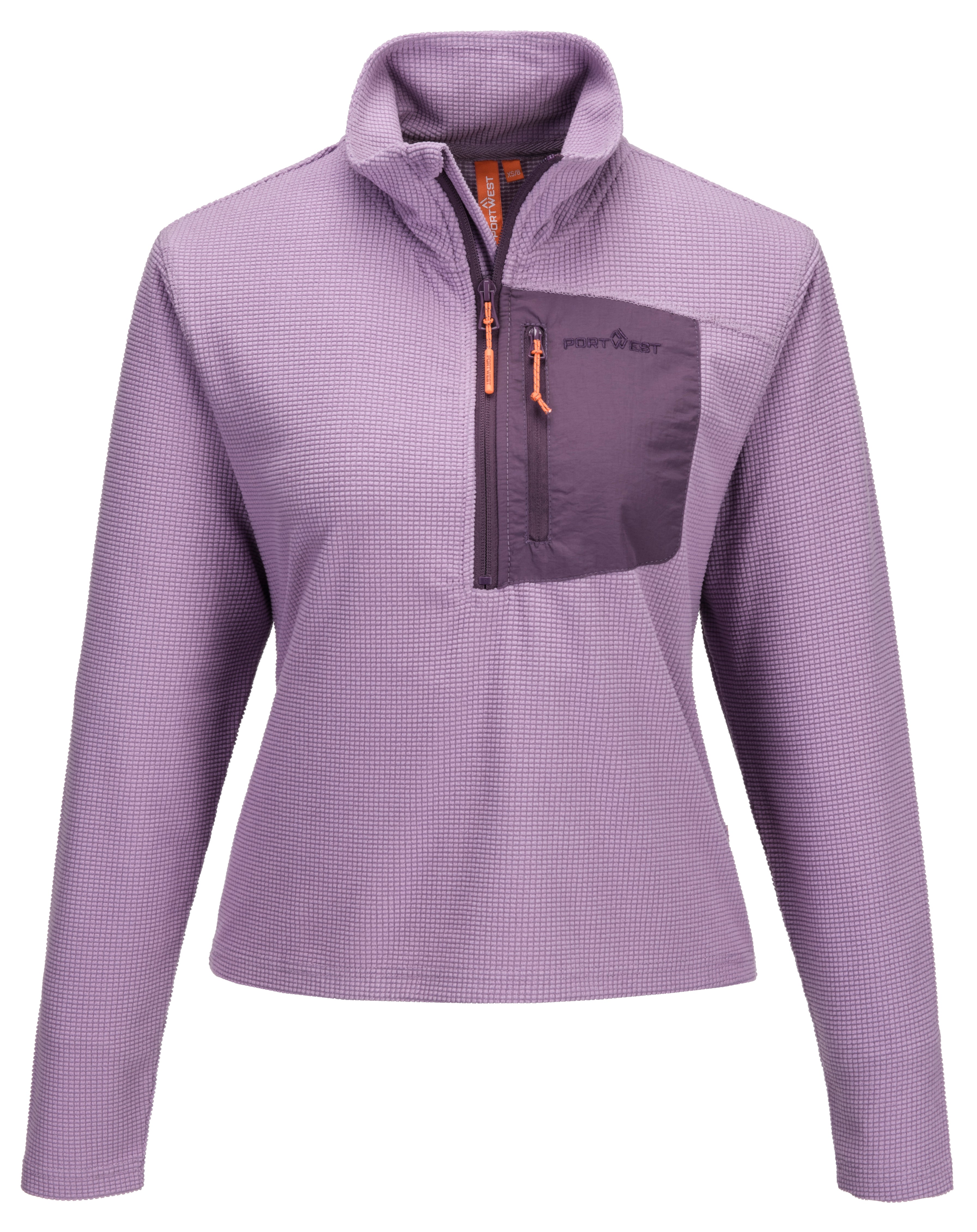 Portwest Carrowteige Women’s Grid Microfleece Quarter-Zip | Portwest | Portwest - The Outdoor Shop