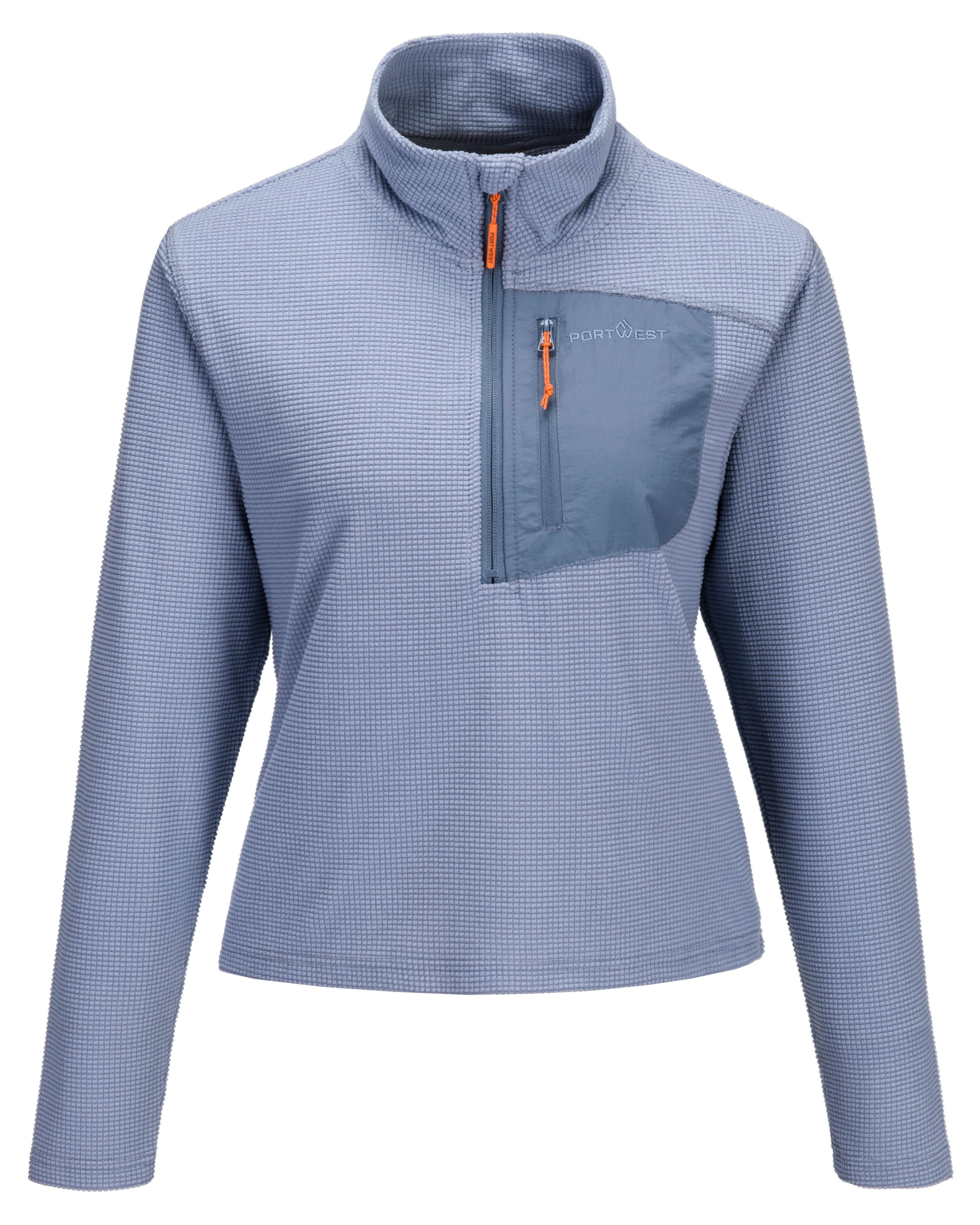 Portwest Carrowteige Women’s Grid Microfleece Quarter-Zip | Portwest | Portwest - The Outdoor Shop
