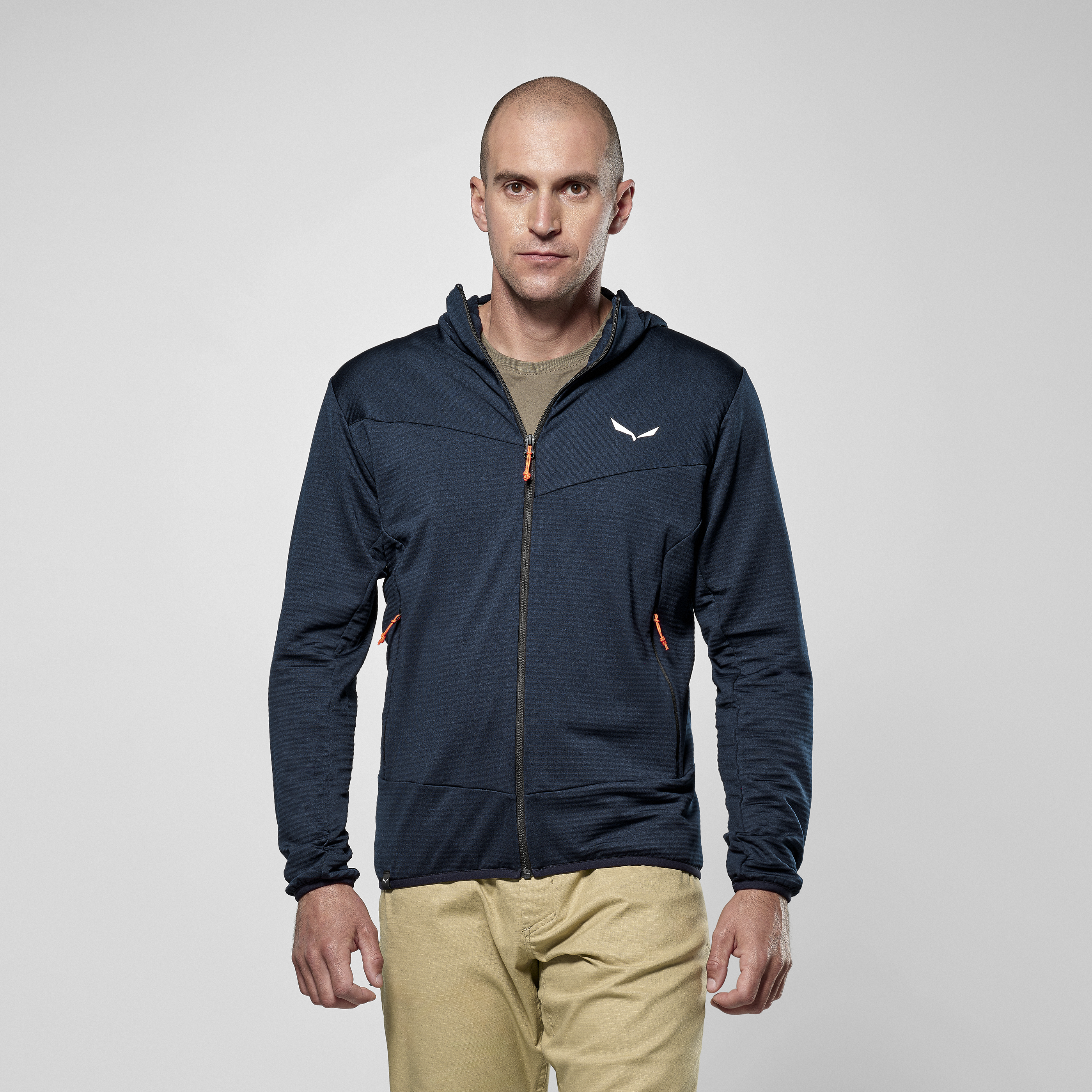 Men's Puez Altavia Polarlite Hooded Full Zip Jacket | Salewa | Portwest - The Outdoor Shop