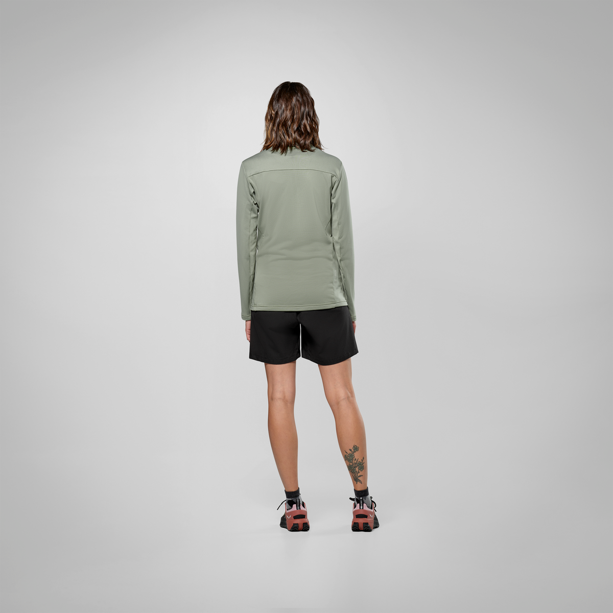 Women's  Puez Cammino Polarlite Half Zip Jacket | Salewa | Portwest - The Outdoor Shop