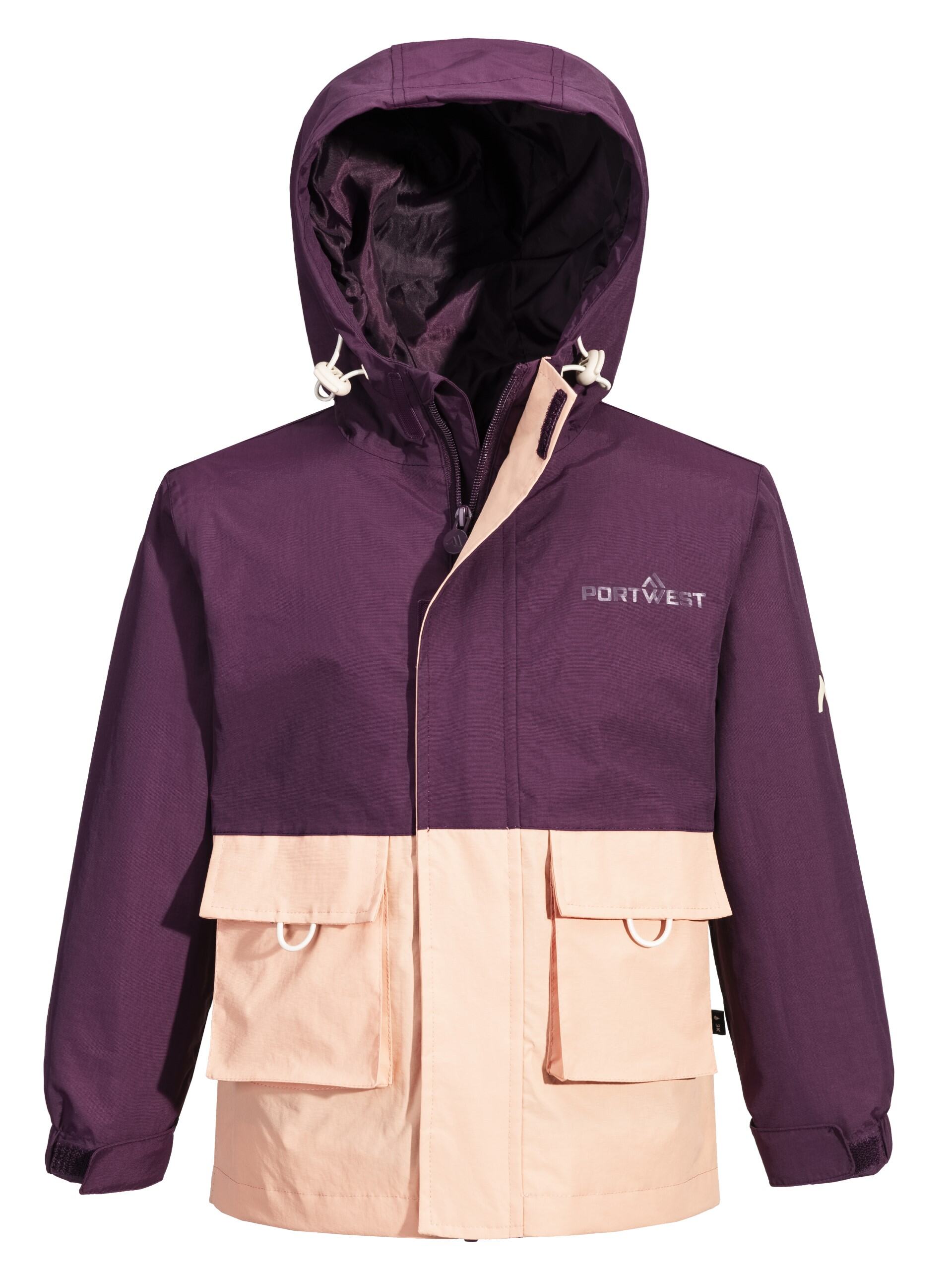 Kid's Delphi Fleece Lined Rain Jacket | Portwest | Portwest - The Outdoor Shop
