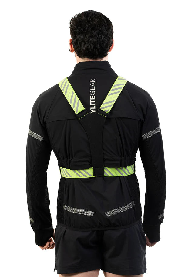 NightViz Reflective Vest with Velcro Mounting Pad | BODYLITE | Portwest - The Outdoor Shop