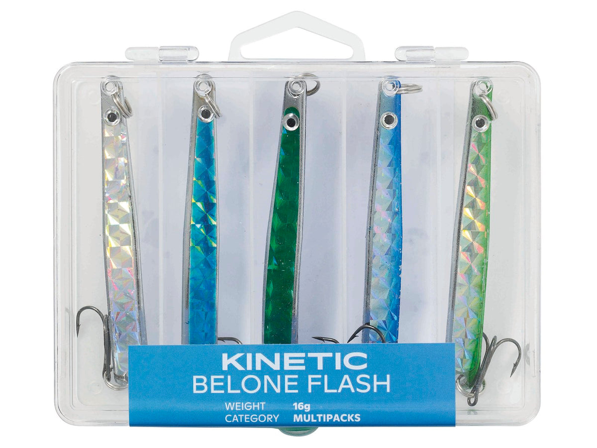 Kinetic Belone Flash 24g Lures Mix 5pcs