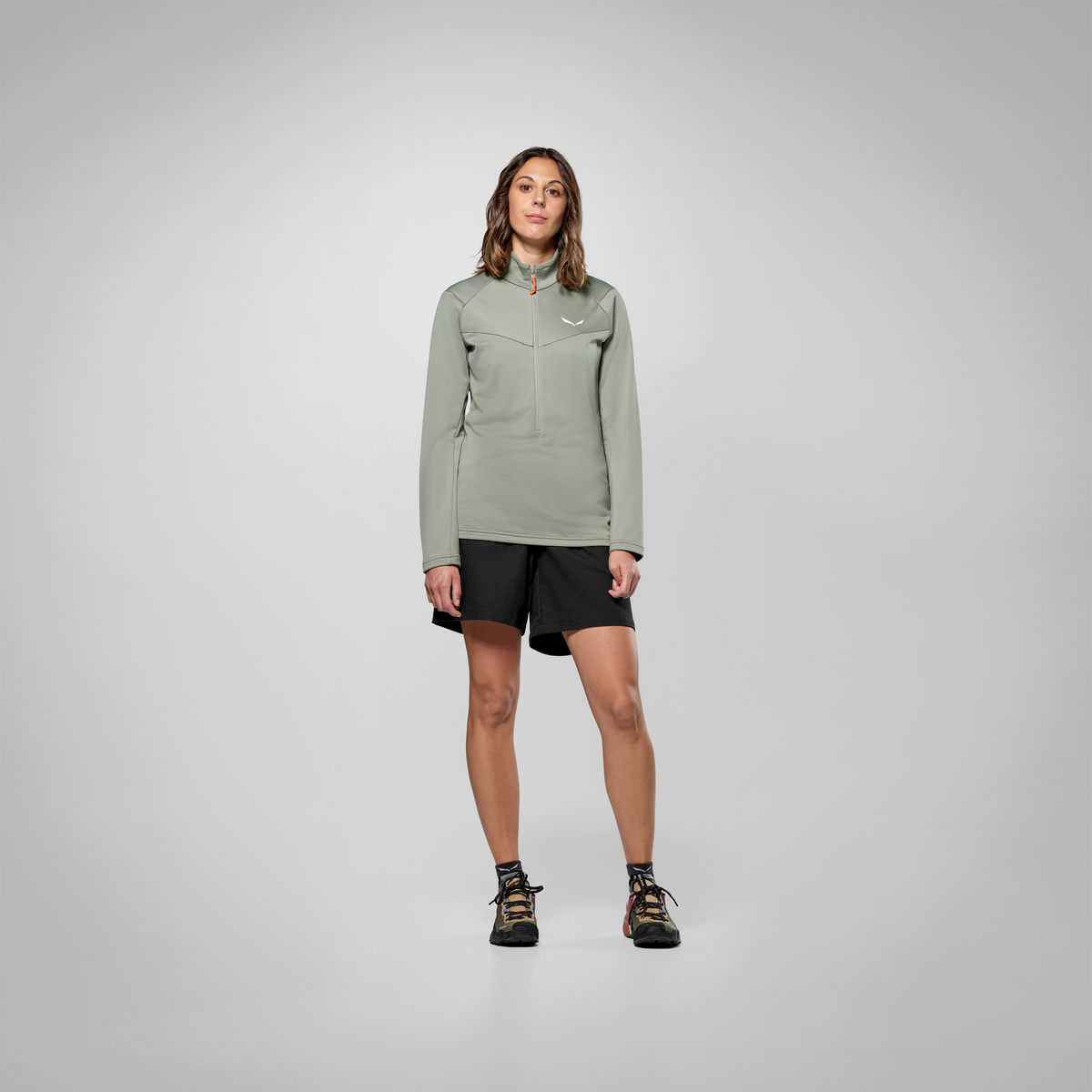 Women's  Puez Cammino Polarlite Half Zip Jacket | Salewa | Portwest - The Outdoor Shop
