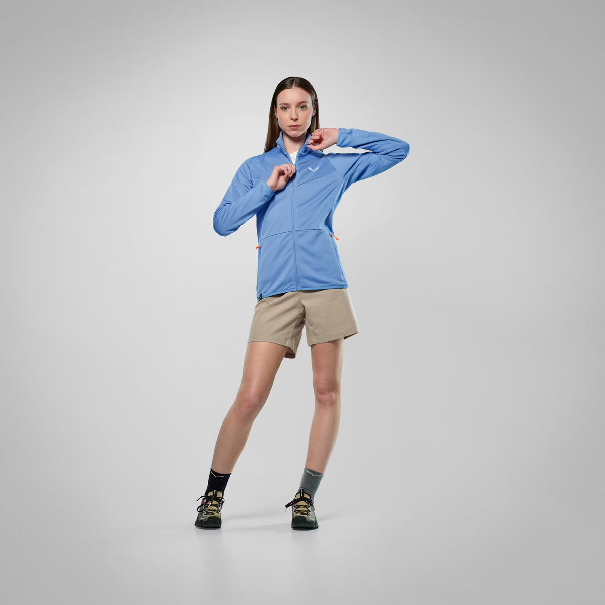Women's Puez Cammino Polarlite Full Zip Jacket | Salewa | Portwest - The Outdoor Shop