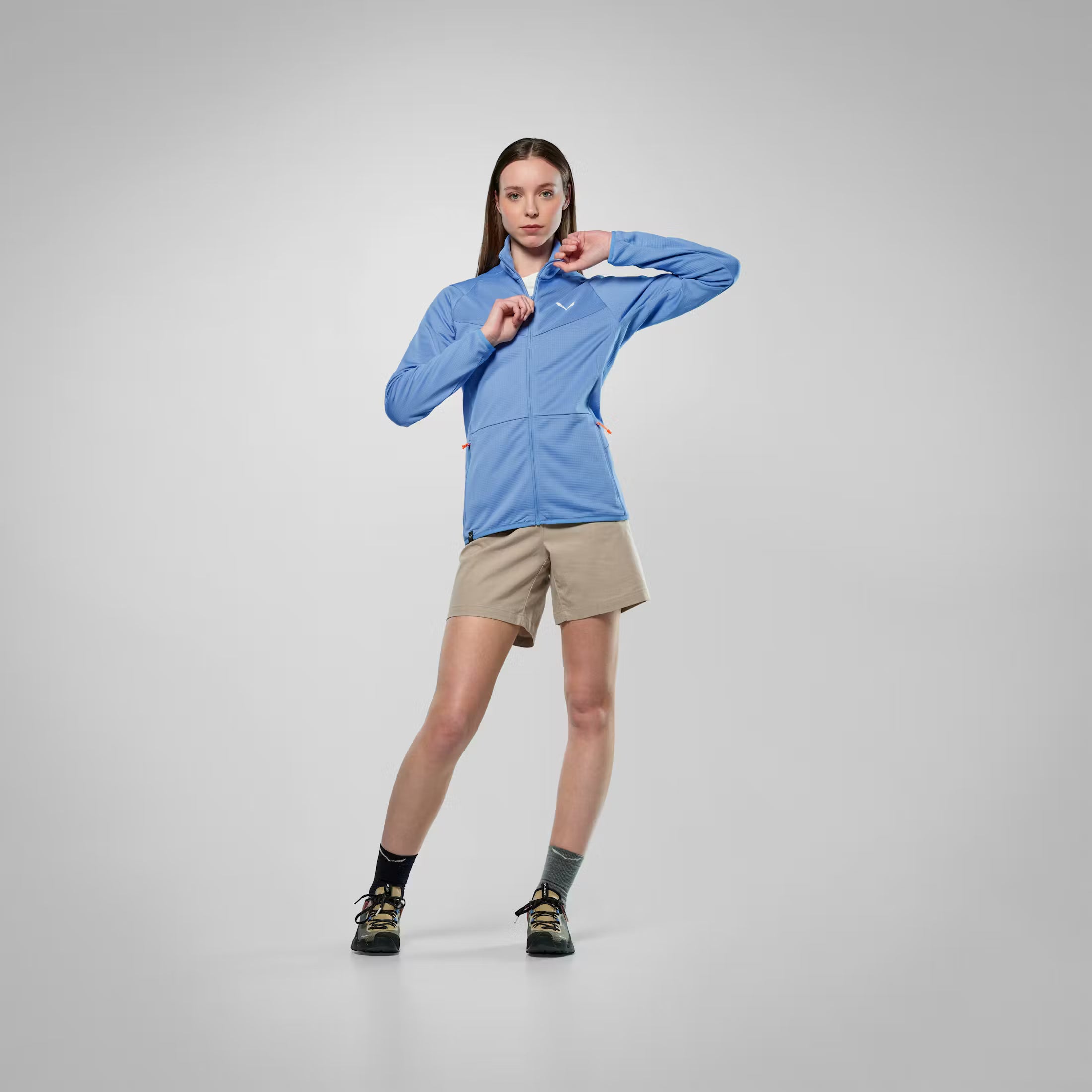 Women's Puez Cammino Polarlite Full Zip Jacket | Salewa | Portwest - The Outdoor Shop
