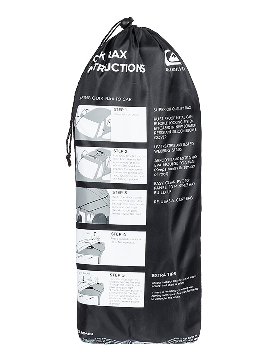 Quik Rax - Soft Surfboard Roof Racks | Quiksilver | Portwest - The Outdoor Shop