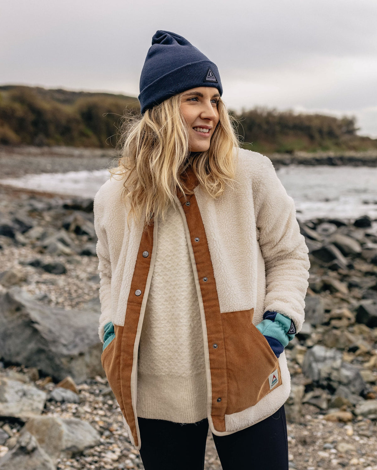 Clover Recycled Cotton-Lined Sherpa Fleece | Passenger | Portwest - The Outdoor Shop
