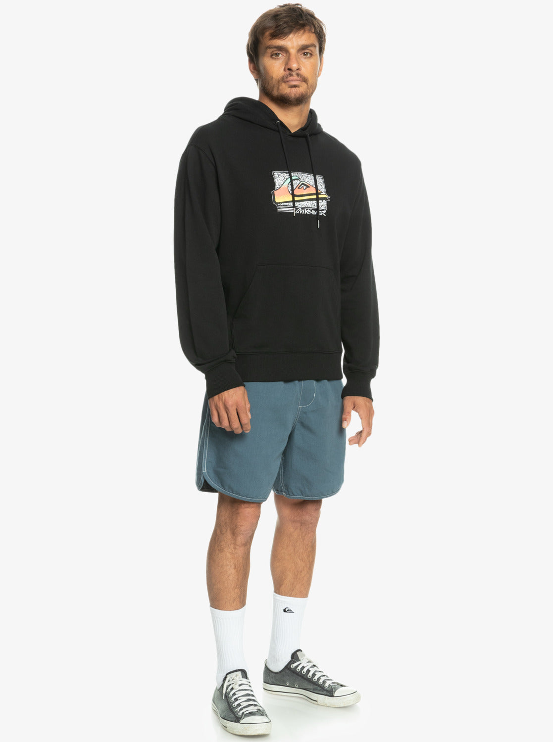 Quiksilver Mens Retro Fade Hoodie | Quiksilver | Portwest - The Outdoor Shop
