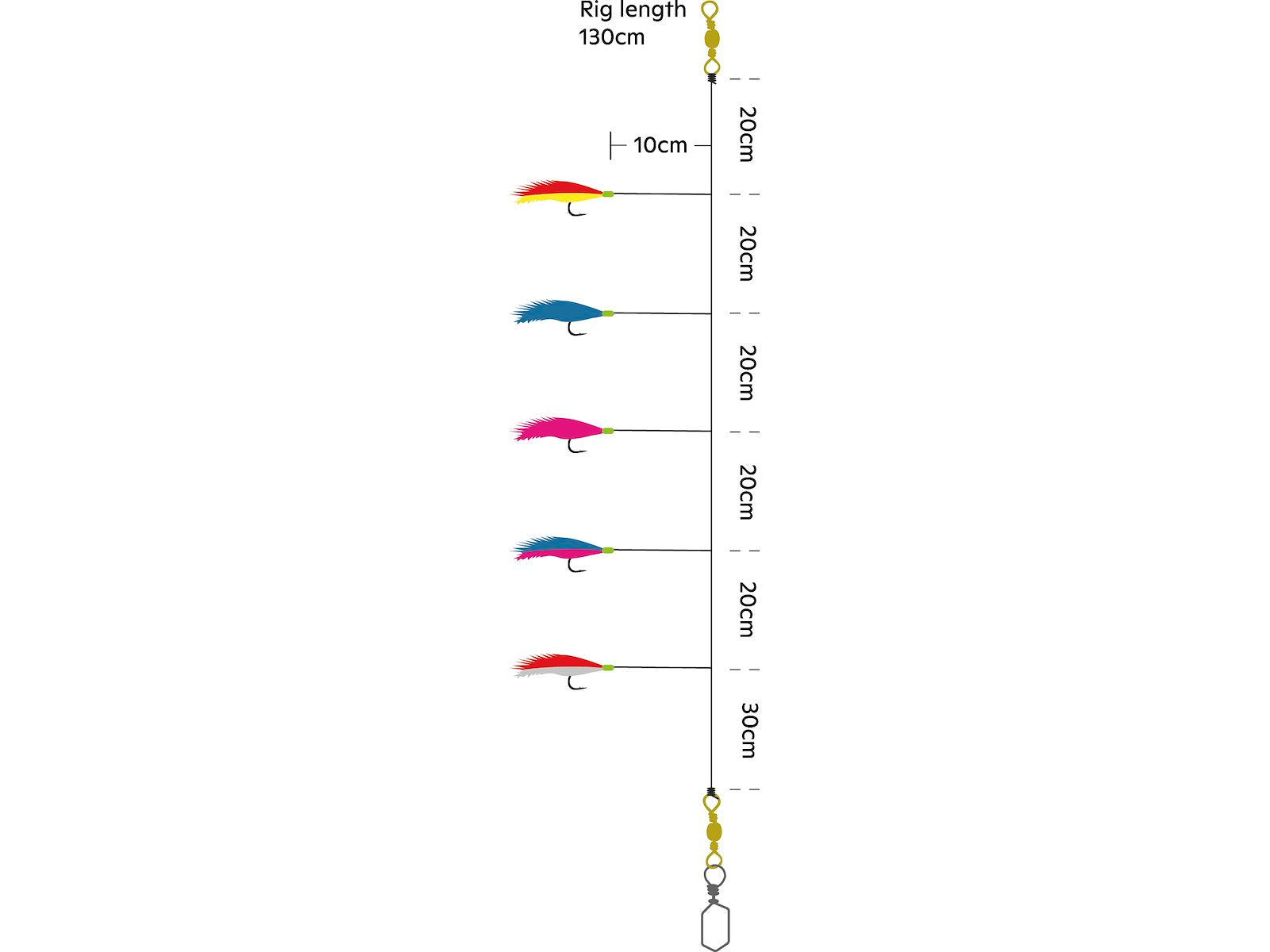 Kinetic SABIKI ROOSTER TAIL