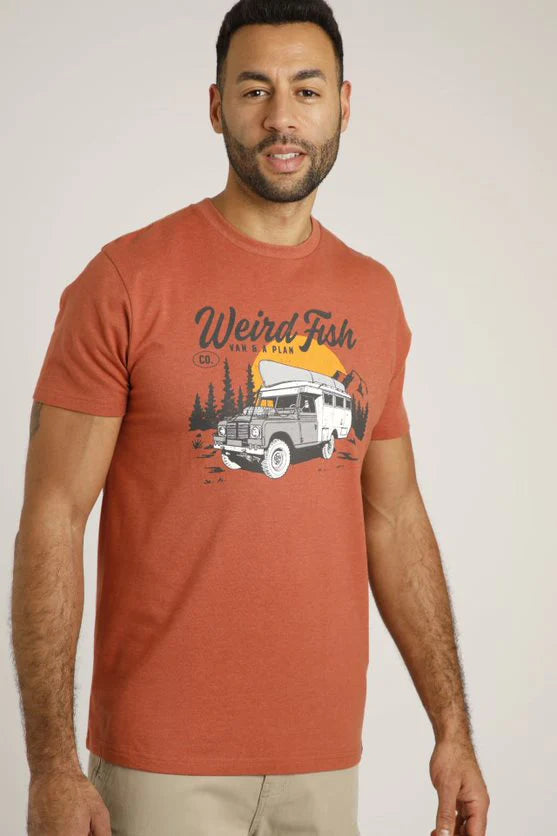Weird Fish Men’s Van Life Eco Graphic T-Shirt | WEIRD FISH | Portwest - The Outdoor Shop