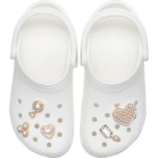 Crocs Pearly Hearts 5-Pack Jibbitz™ Charms | Crocs | Portwest - The Outdoor Shop