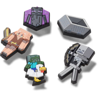 Crocs Minecraft 5-Pack Jibbitz™ Charms | Crocs | Portwest - The Outdoor Shop