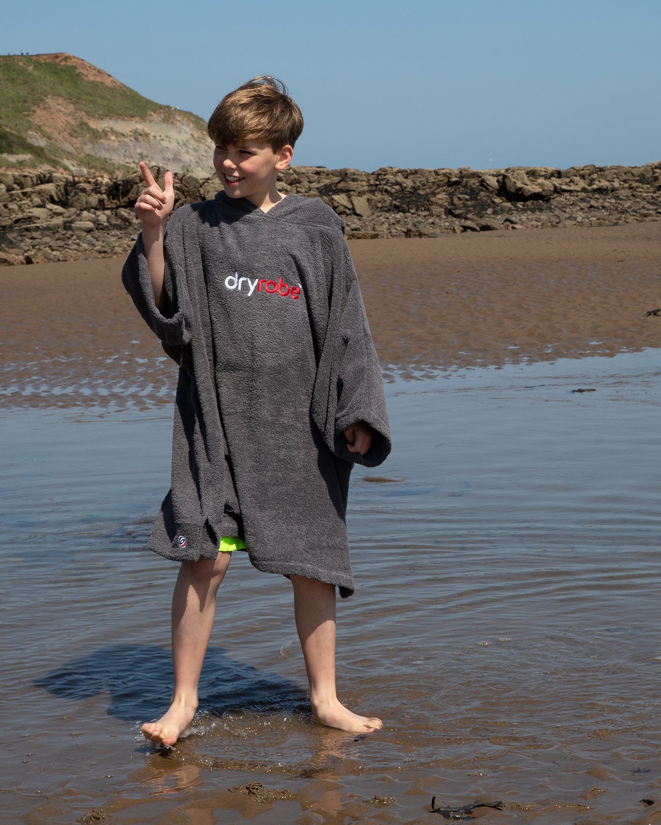 Dryrobe Kids Organic Towel Changing Robe | DRYROBE | Portwest - The Outdoor Shop