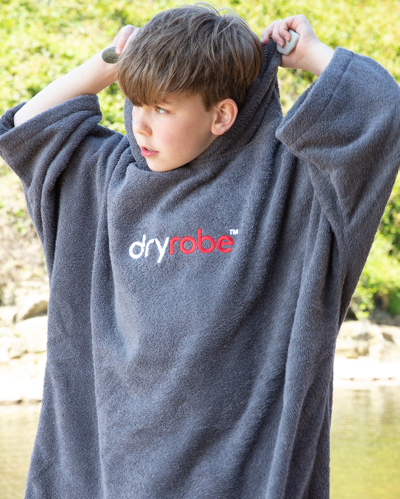 Dryrobe Kids Organic Towel Changing Robe | DRYROBE | Portwest - The Outdoor Shop