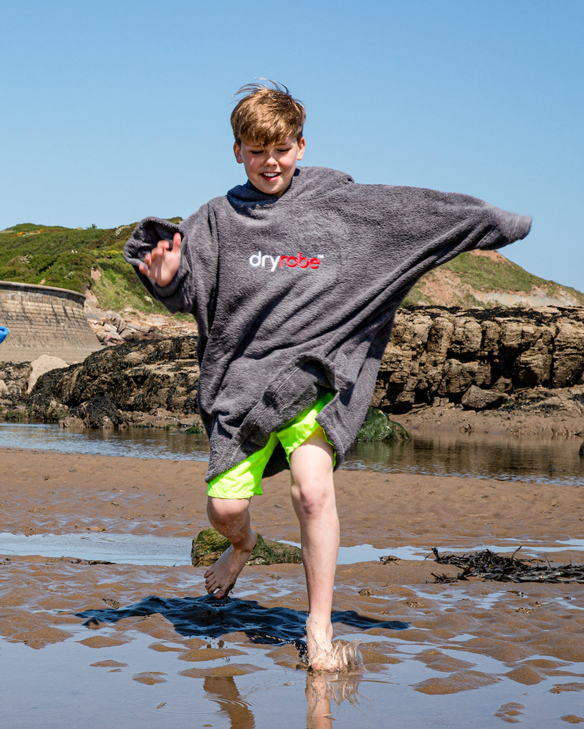 Dryrobe Kids Organic Towel Changing Robe | DRYROBE | Portwest - The Outdoor Shop
