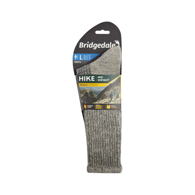 Bridgedale Men's Hike Midweight Merino Comfort Boot | Bridgedale | Portwest - The Outdoor Shop