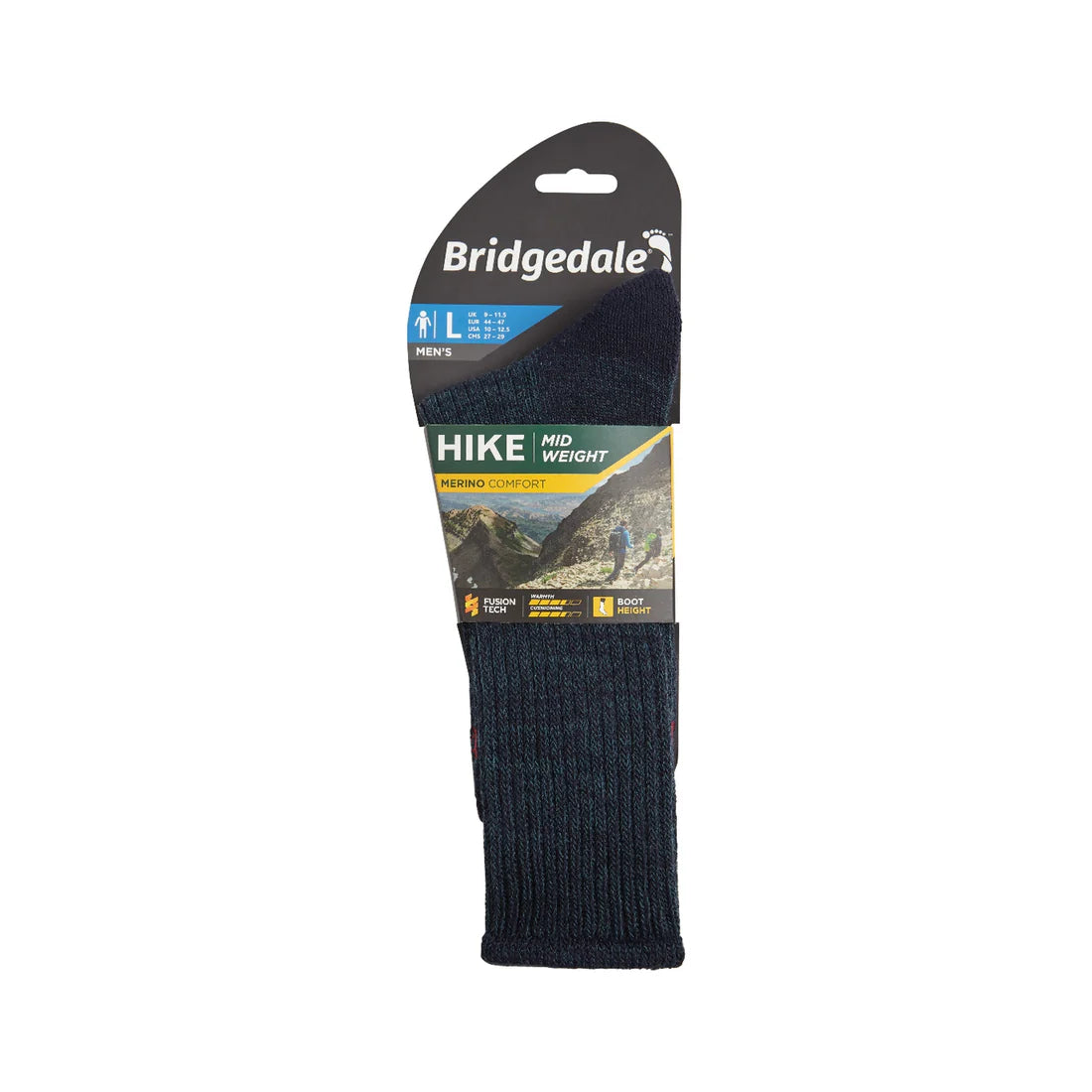 Bridgedale Men's Hike Midweight Merino Comfort Boot | Bridgedale | Portwest - The Outdoor Shop