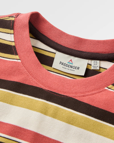 Passenger Wild Pine Relaxed Fit Stripe T-Shirt | Passenger | Portwest - The Outdoor Shop