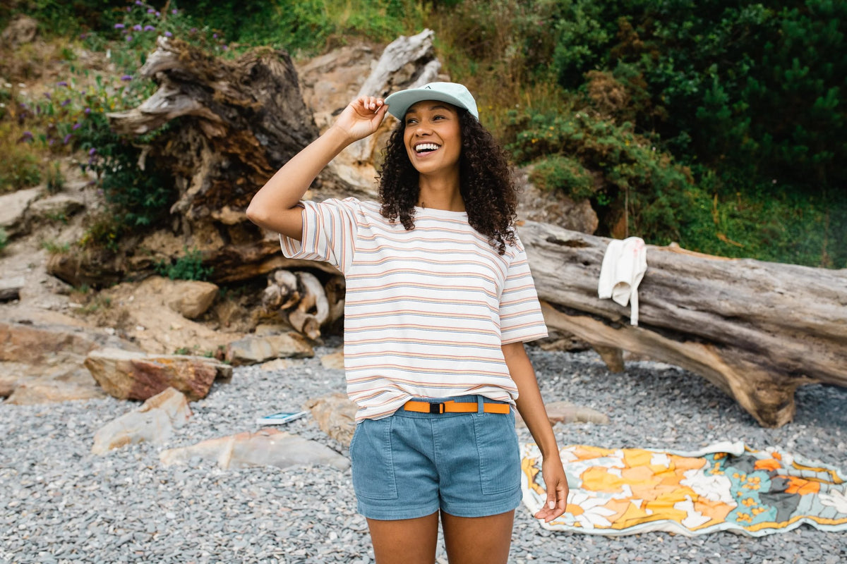 Passenger Women's Retro Vibes Organic Cotton T-Shirt | Passenger | Portwest - The Outdoor Shop