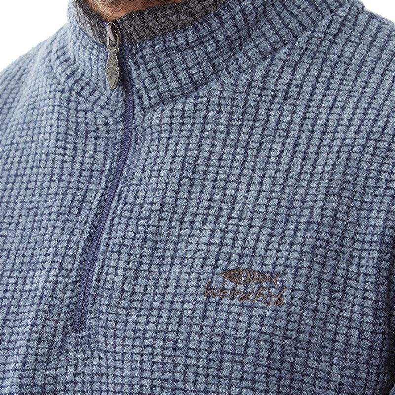 Men's Newark Eco 1/4 Zip Grid Fleece | Weird Fish | Portwest - The Outdoor Shop