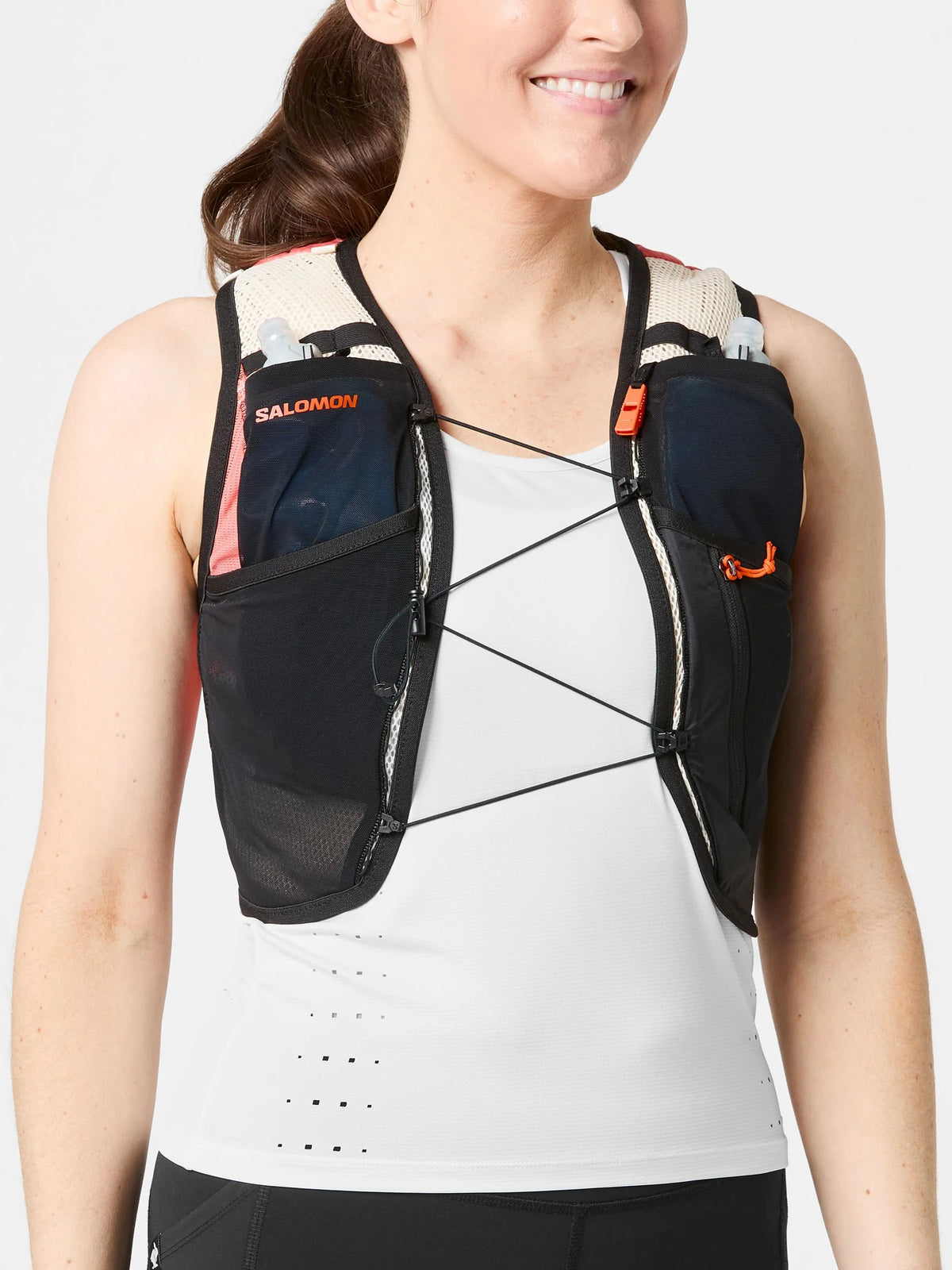 Salomon ACTIVE SKIN 4 Women's Running Hydration Vest (with flasks included) | Salomon | Portwest - The Outdoor Shop