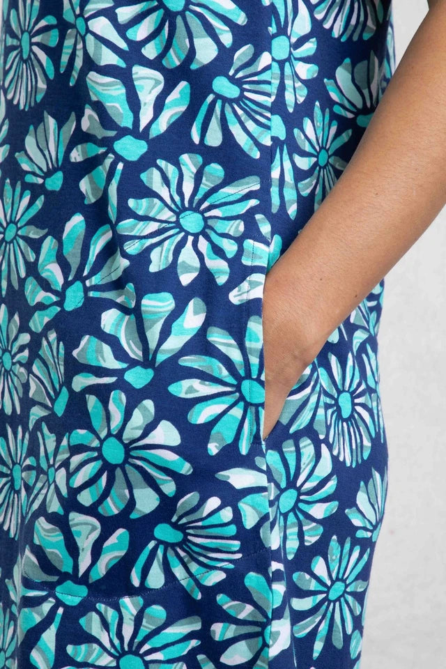Women's Suffolks Organic Cotton Printed Jersey Dress