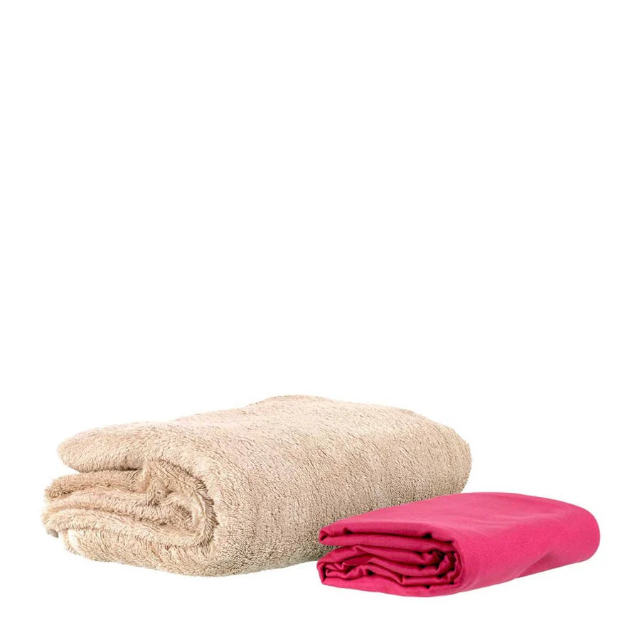 SoftFibre Pink Travel Towel | LifeVenture | Portwest - The Outdoor Shop