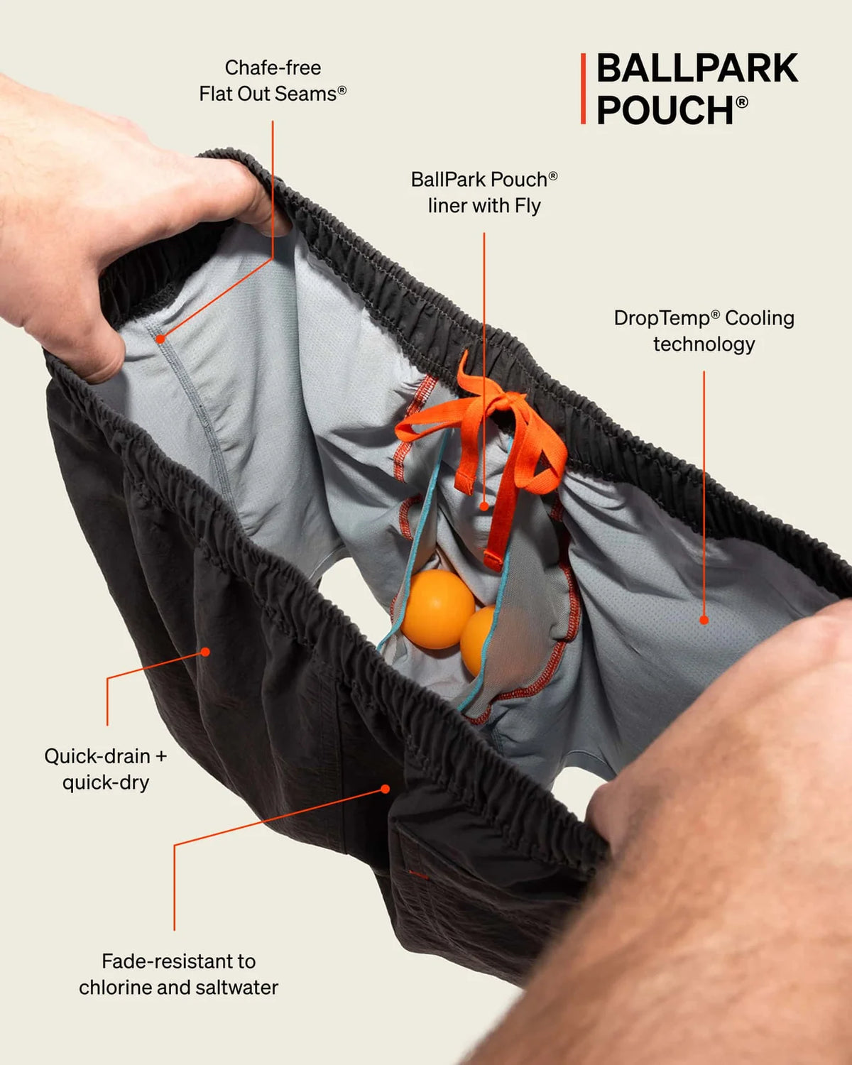 Saxx Men's Go Coastal 2N1 - Classic Swim Trunk 5" With Liner | Saxx | Portwest - The Outdoor Shop