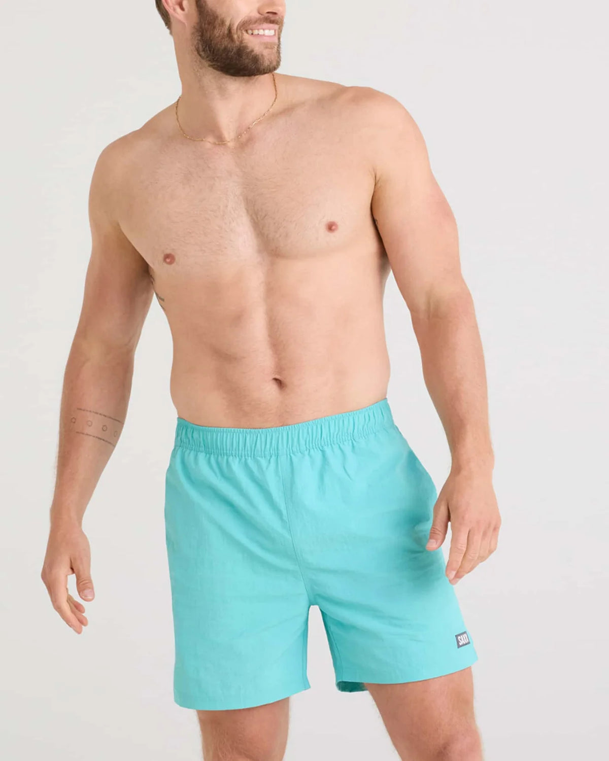 Saxx Men's Go Coastal 2N1 - Classic Swim Trunk 5" With Liner | Saxx | Portwest - The Outdoor Shop