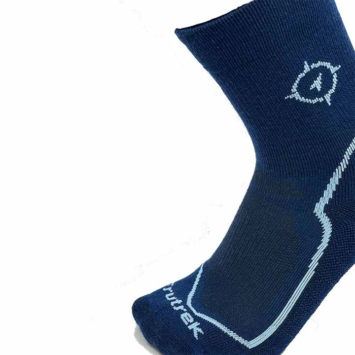 TruTrek Unisex Merino Hiker Lightweight 2-Pack Hiking Socks