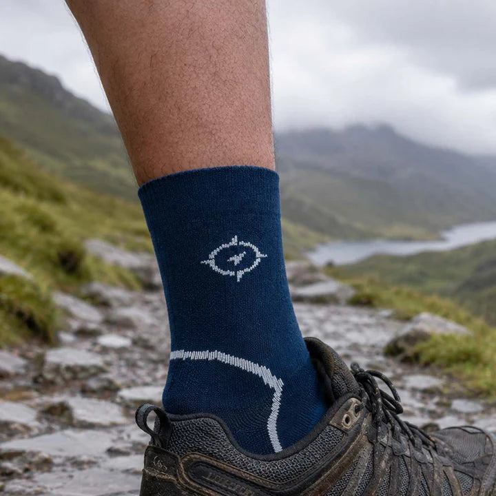 TruTrek Unisex Merino Hiker Lightweight 2-Pack Hiking Socks