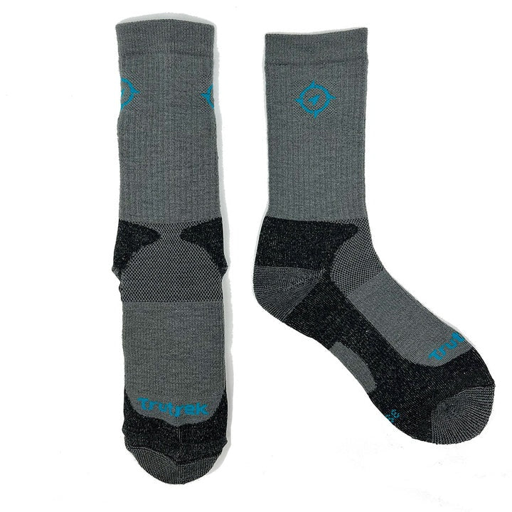 TruTrek Unisex Merino Hiker Midweight 2-Pack Hiking Sock