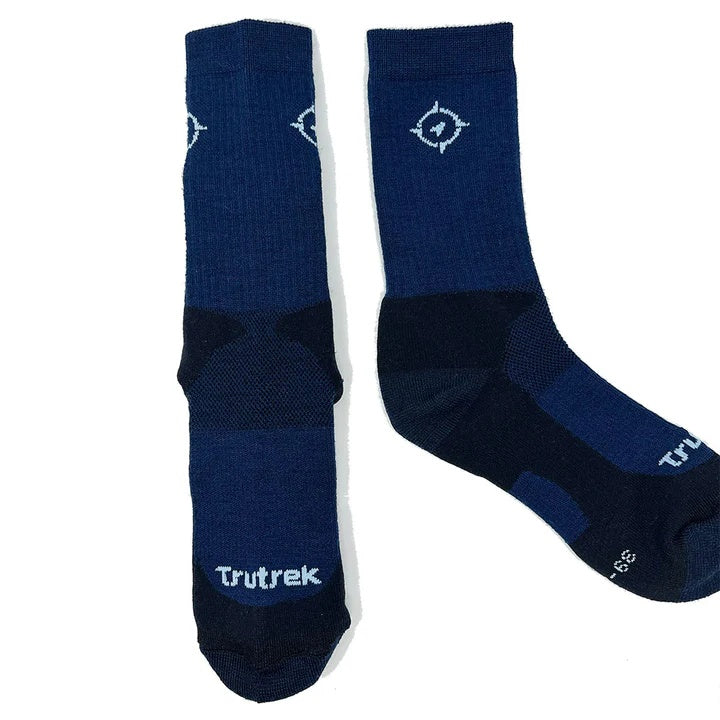 TruTrek Unisex Merino Hiker Midweight 2-Pack Hiking Sock
