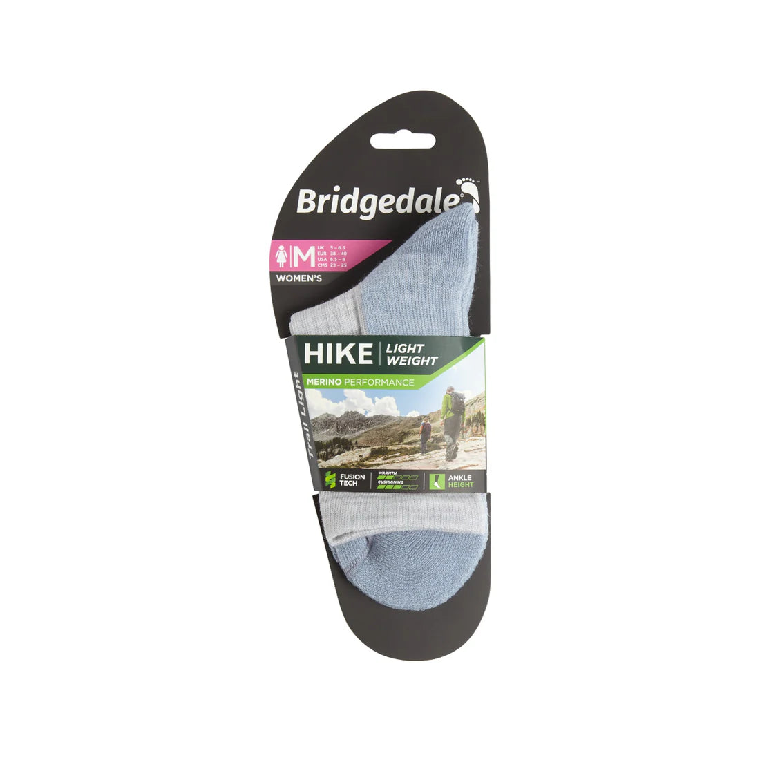 Bridgedale Women's Hike Lightweight Merino Performance 3/4 Crew | Bridgedale | Portwest - The Outdoor Shop