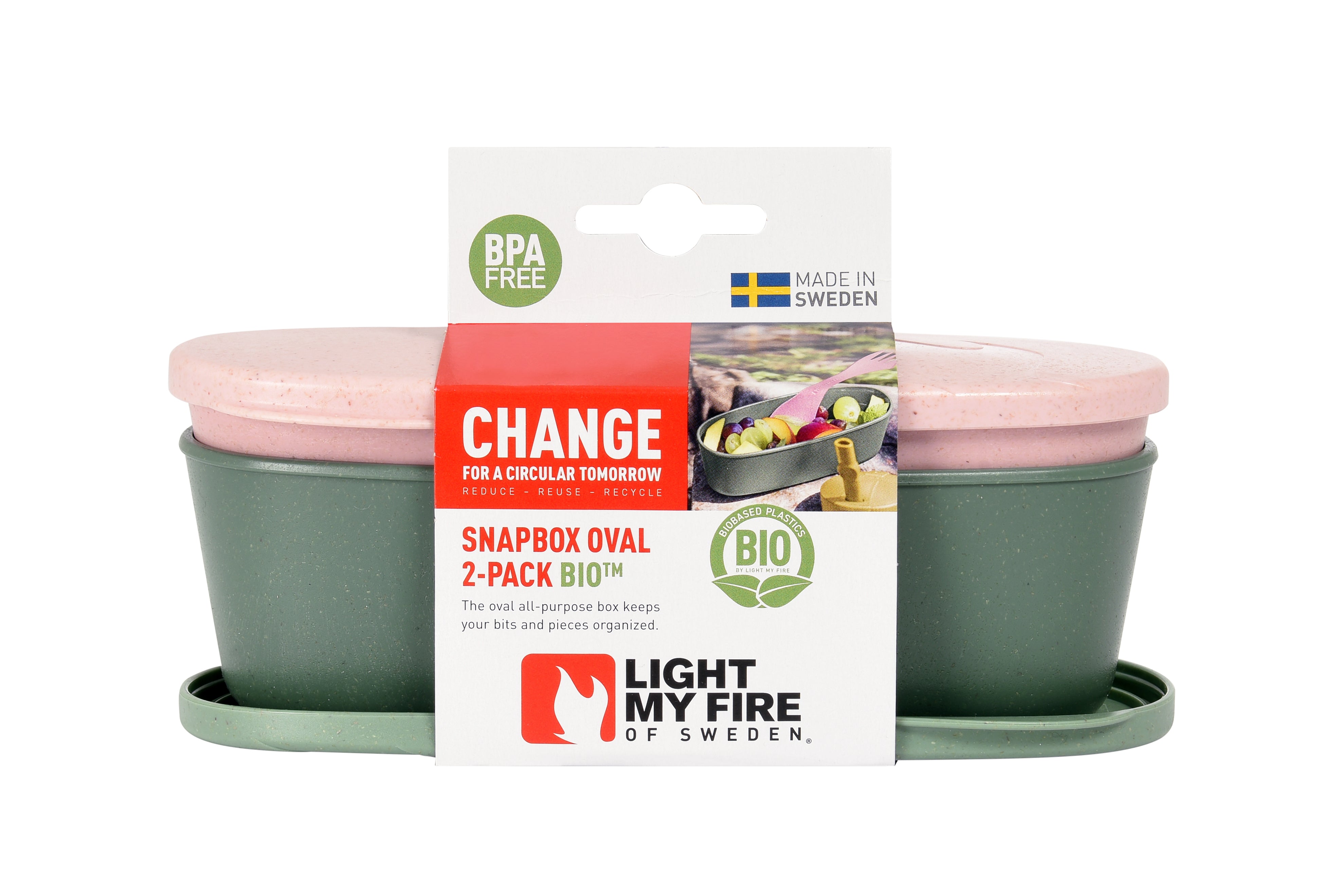 LIGHT MY FIRE - SnapBox oval BIO 2-pack | LIGHT MY FIRE | Portwest Ireland
