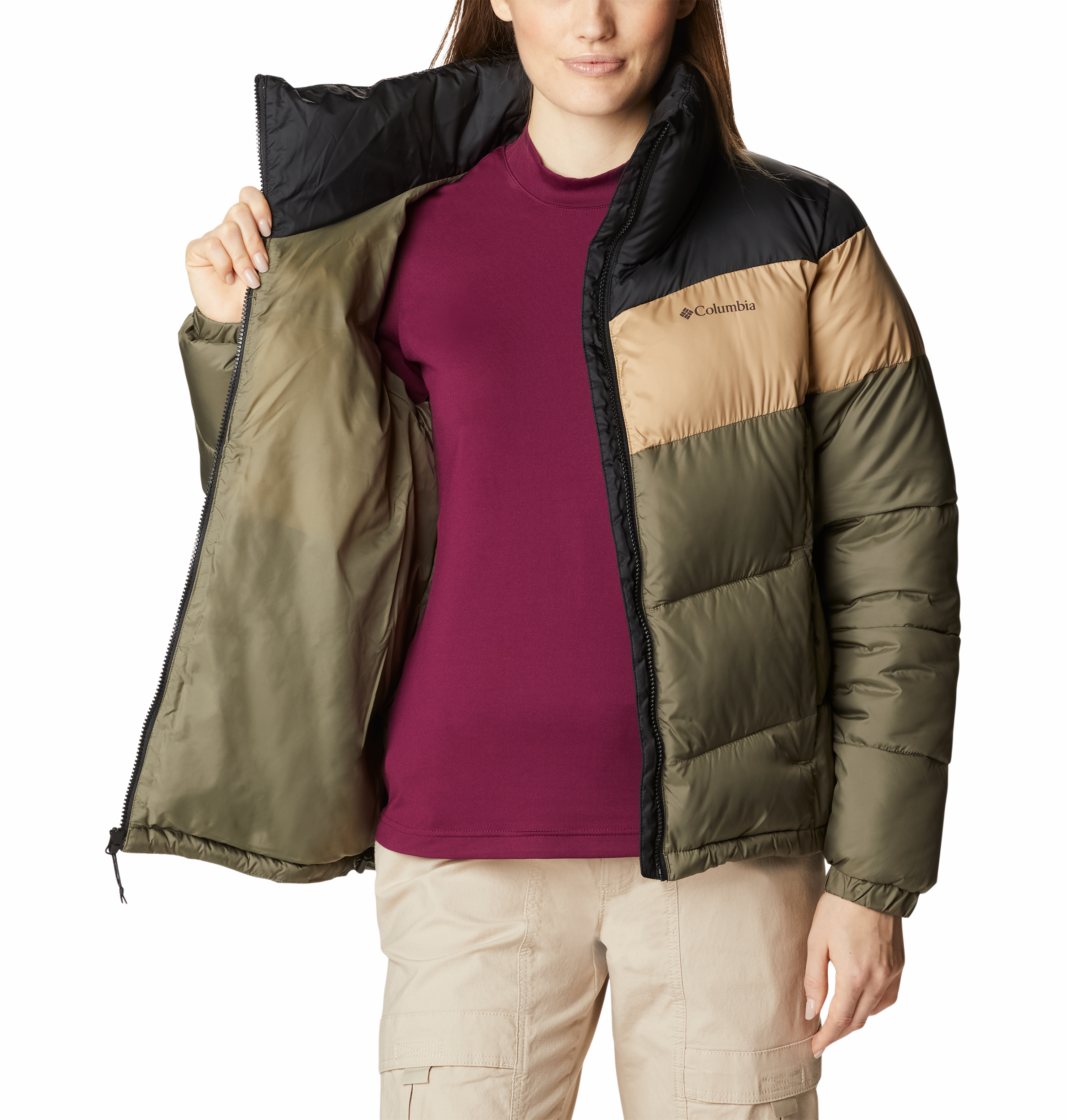 Columbia W Puffect Color Blocked Jacket | Columbia | Portwest Ireland