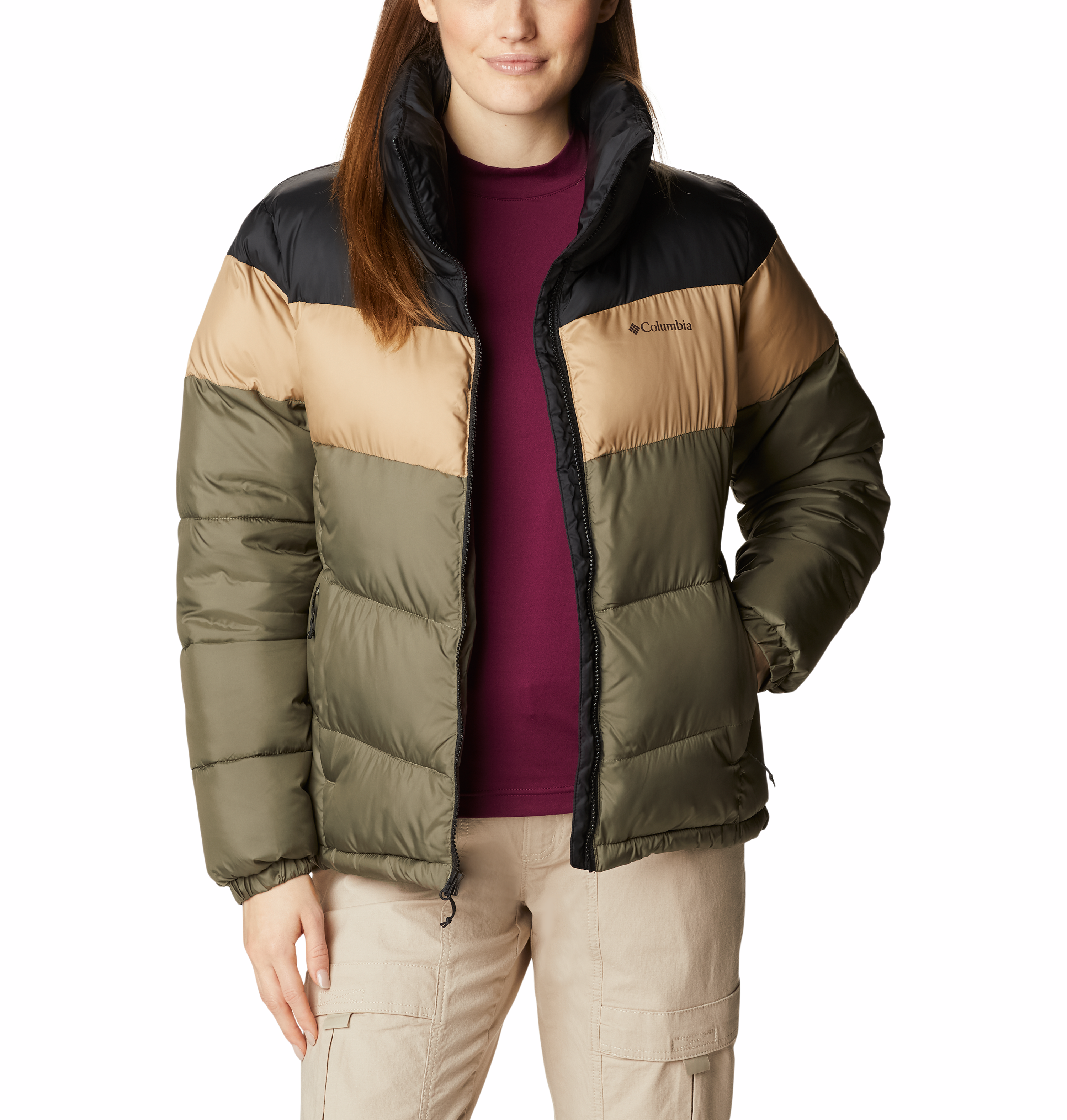 Columbia W Puffect Color Blocked Jacket | Columbia | Portwest Ireland
