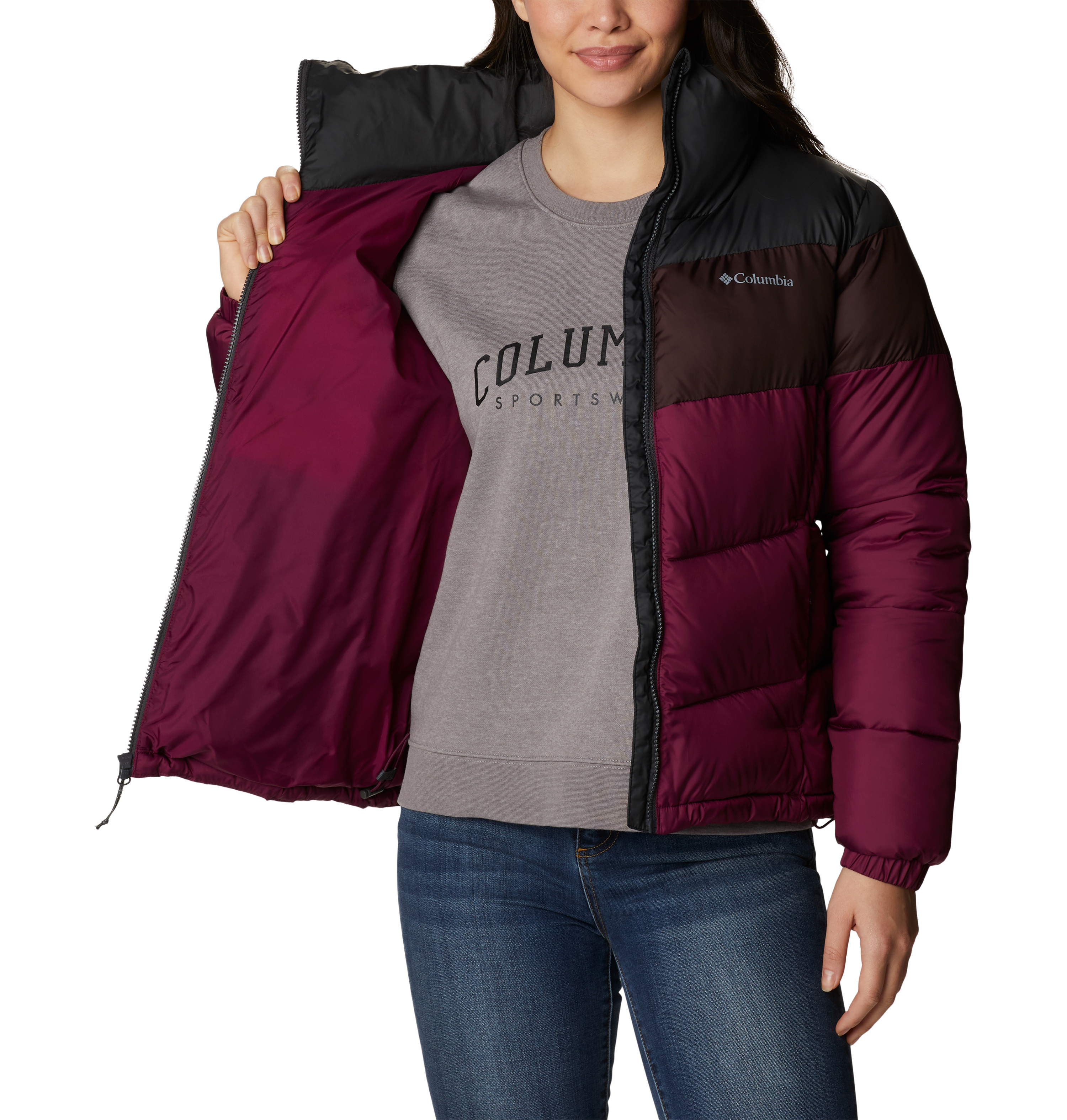 Columbia W Puffect Color Blocked Jacket | Columbia | Portwest Ireland
