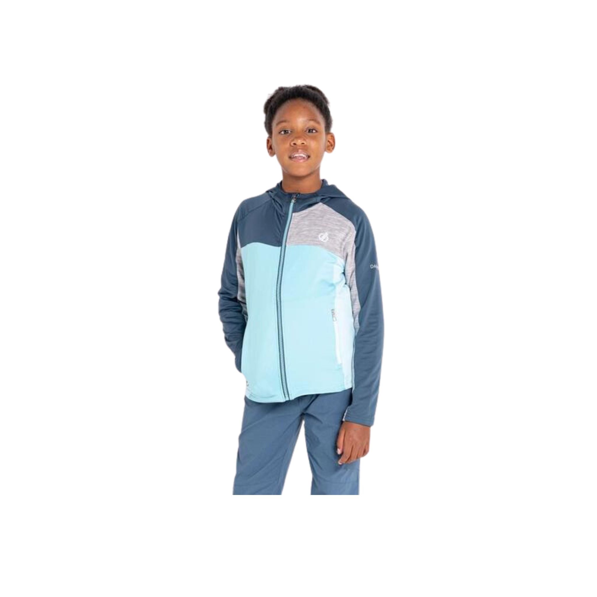 Dare 2B Kids Thriving Hooded Core Stretch Midlayer | Dare2B | Portwest - The Outdoor Shop