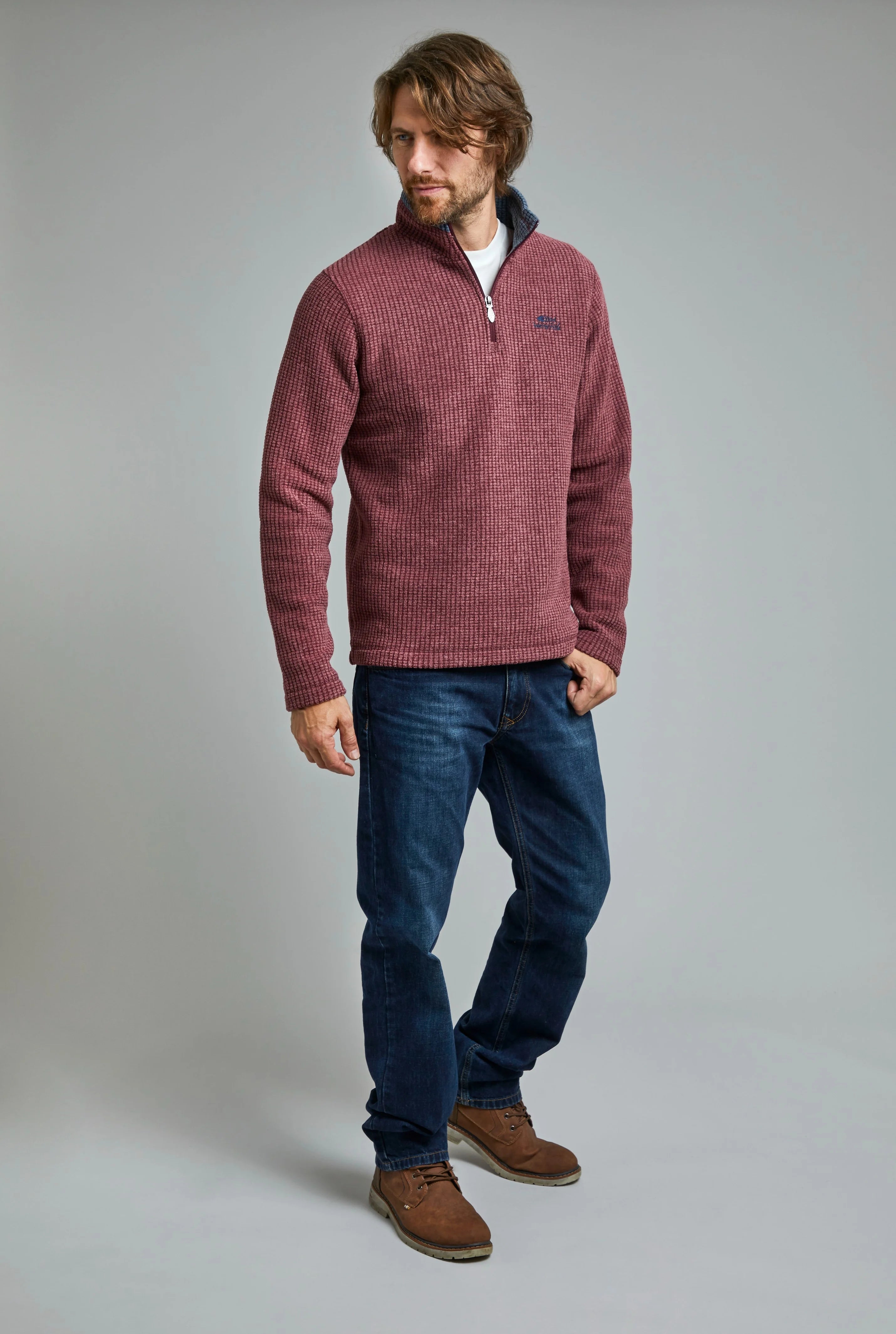 WEIRD FISH NEWARK 1/4 ZIP GRID FLEECE | WEIRD FISH | Portwest Ireland