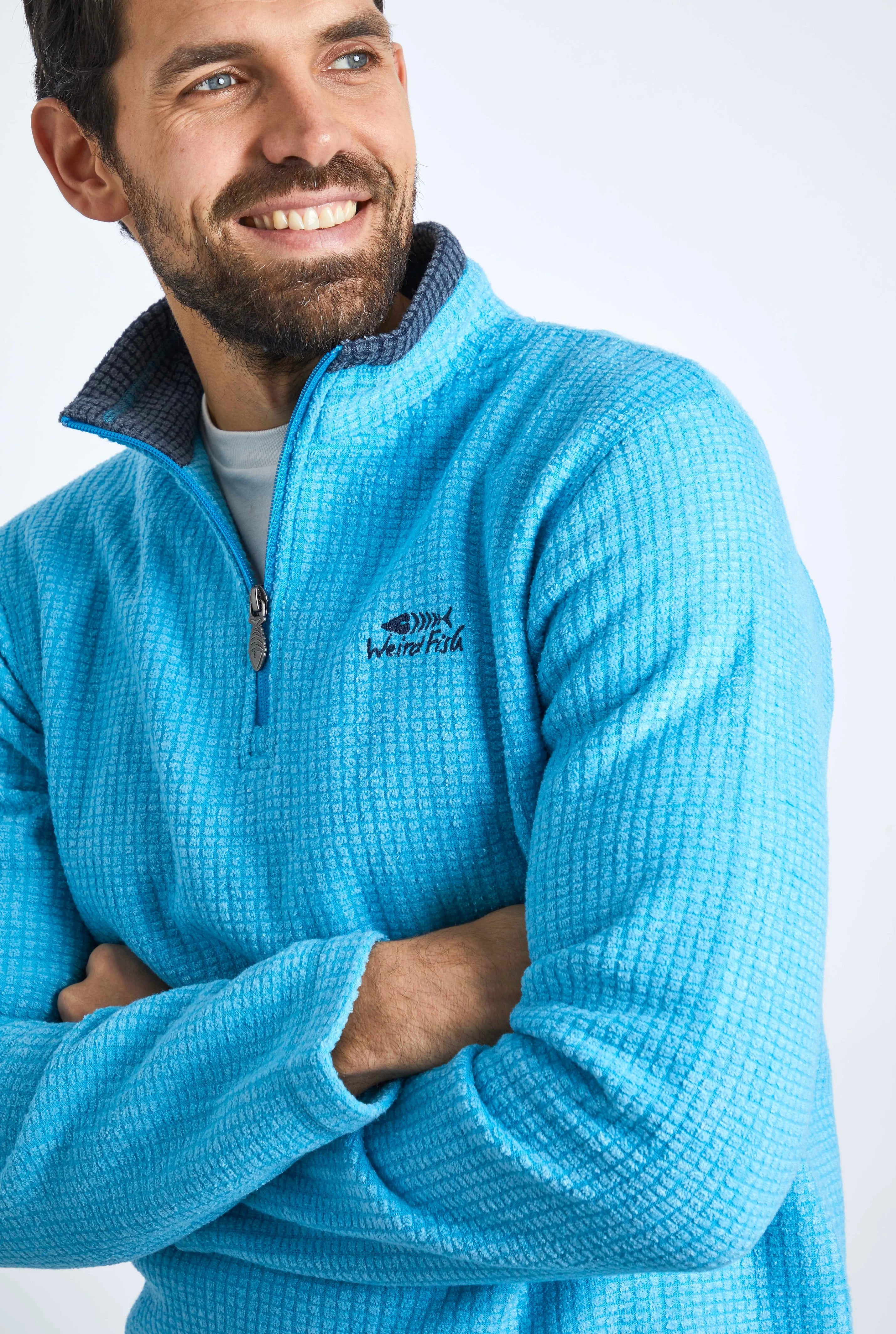WEIRD FISH NEWARK 1/4 ZIP GRID FLEECE | WEIRD FISH | Portwest Ireland