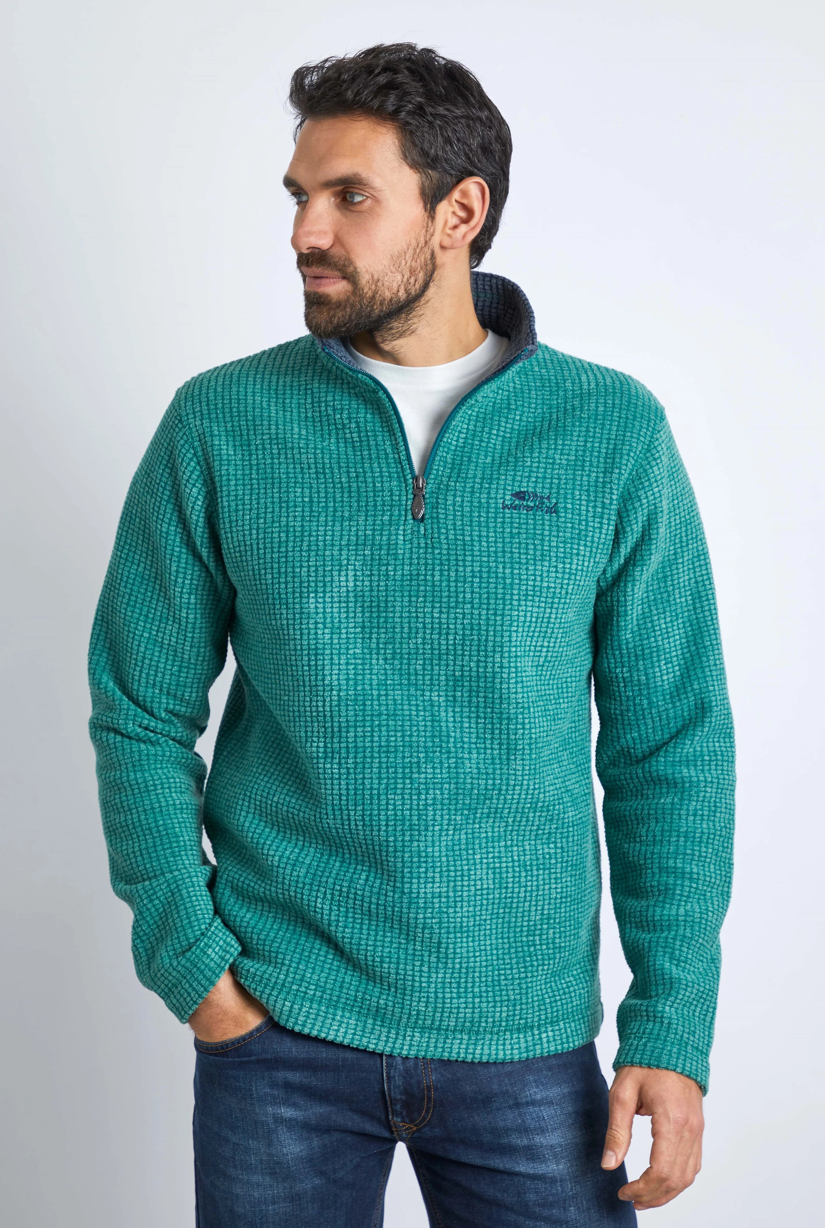 WEIRD FISH NEWARK 1/4 ZIP GRID FLEECE | WEIRD FISH | Portwest Ireland
