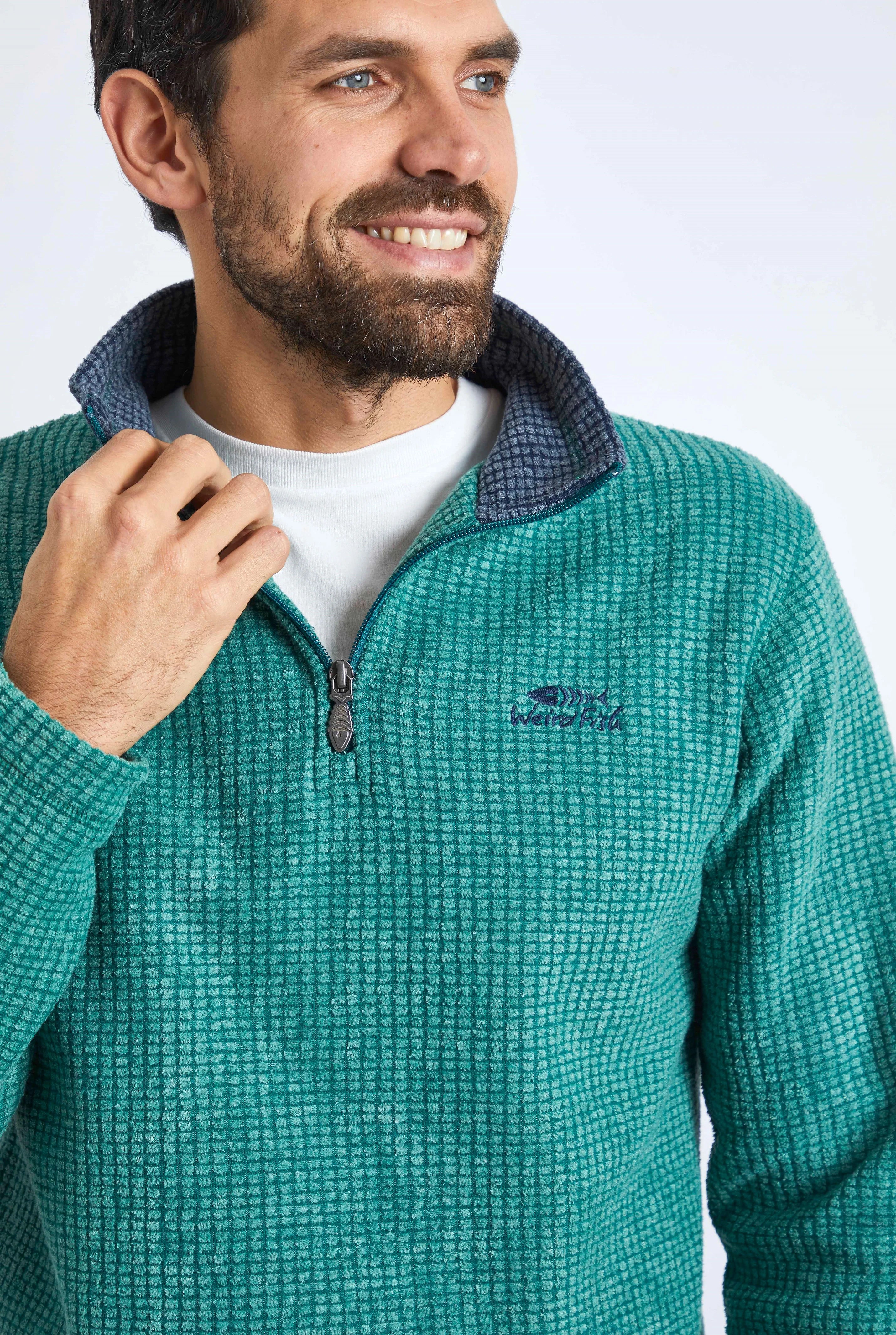 WEIRD FISH NEWARK 1/4 ZIP GRID FLEECE | WEIRD FISH | Portwest Ireland