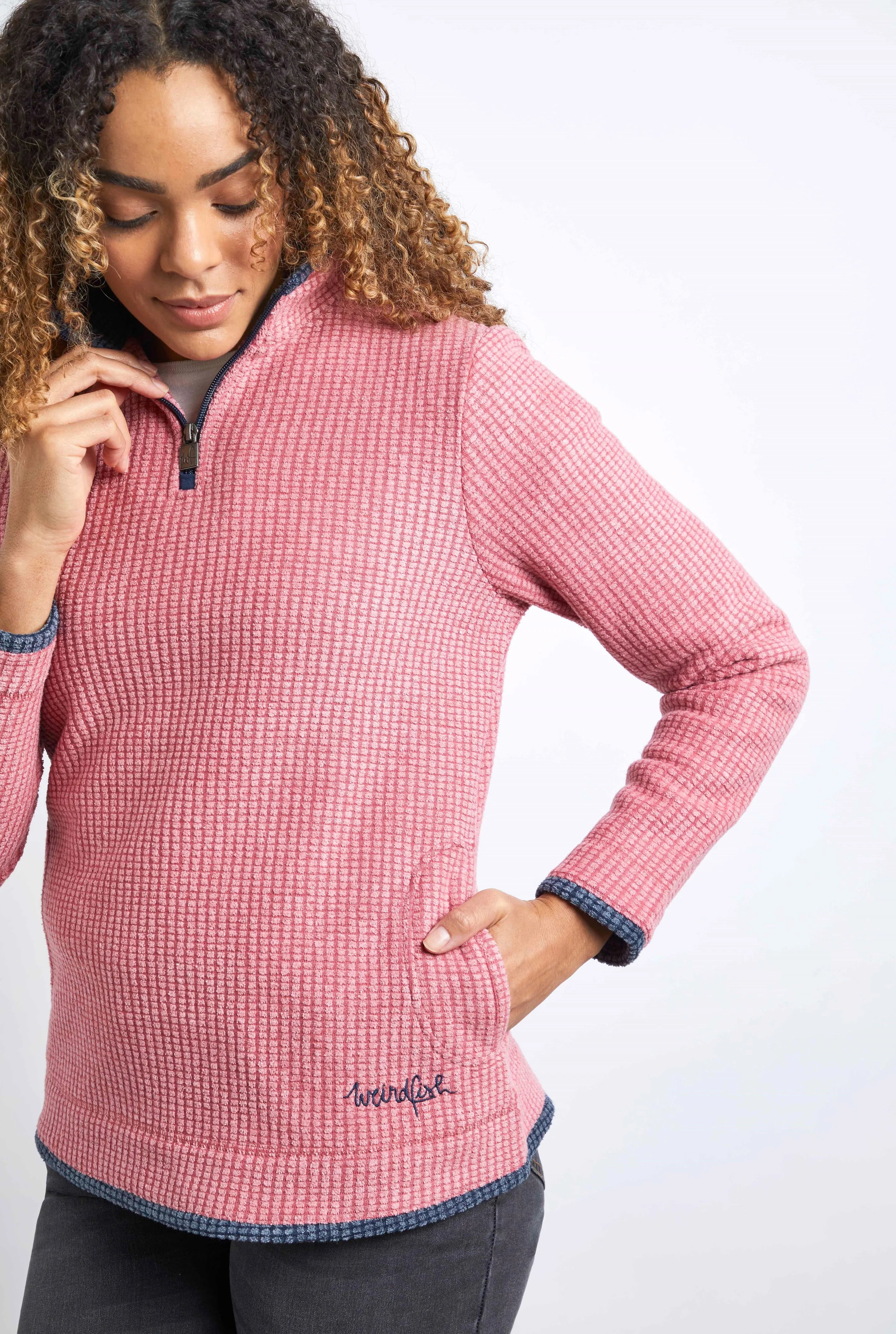 WEIRD FISH BEYONCE 1/4 ZIP GRID FLEECE | WEIRD FISH | Portwest Ireland
