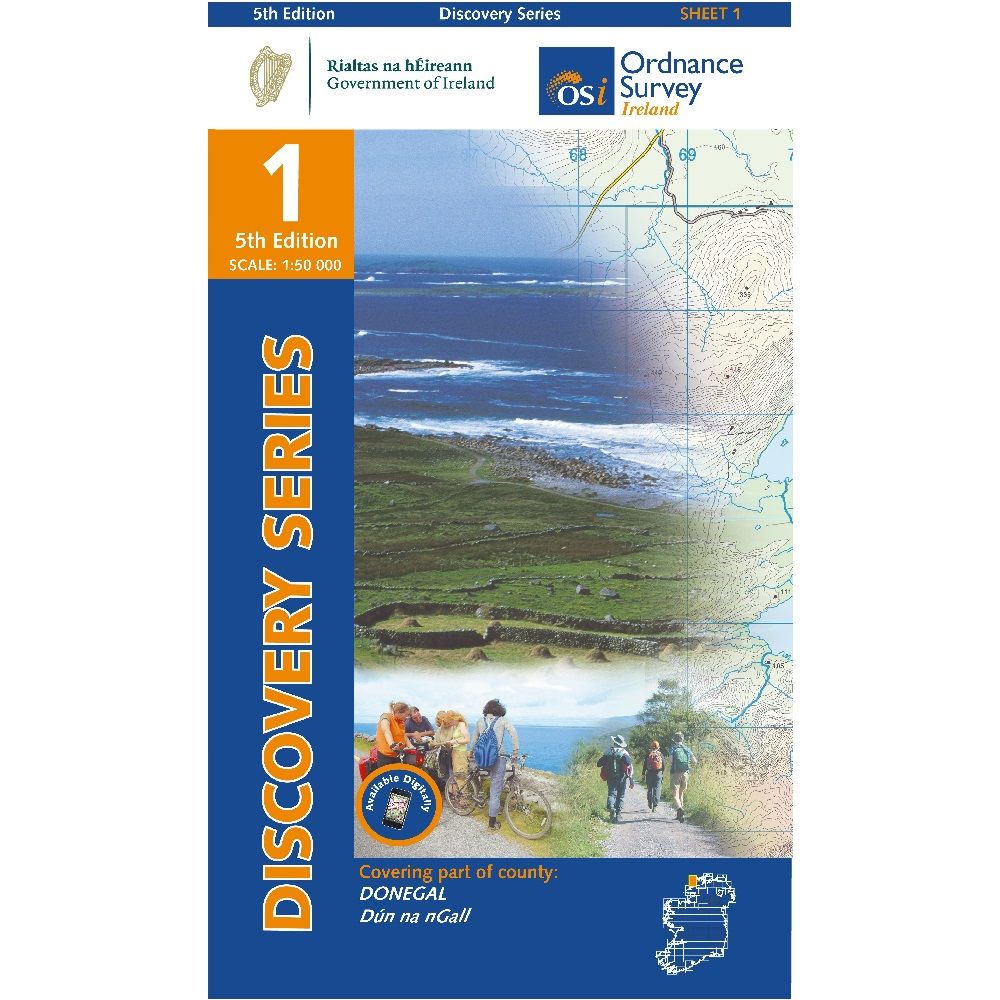 Discovery Series Map - Ordnance Survey Maps OSI | Ordnance Survey Ireland | Portwest Ireland