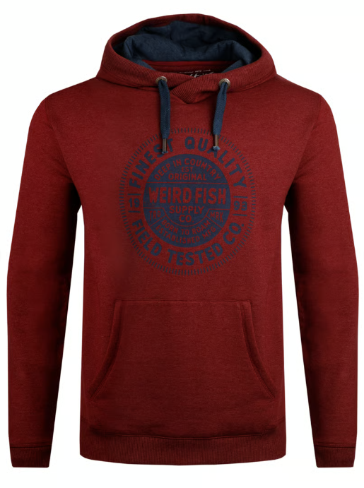 Weird Fish Bathhurst Graphic Hoody | Weird Fish | Portwest - The Outdoor Shop