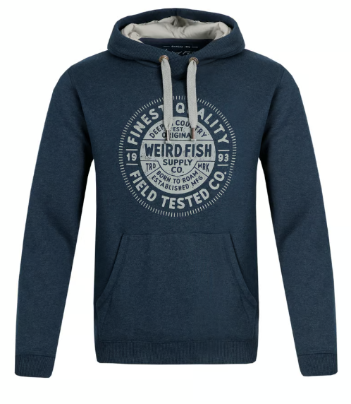 Weird Fish Bathhurst Graphic Hoody | Weird Fish | Portwest - The Outdoor Shop