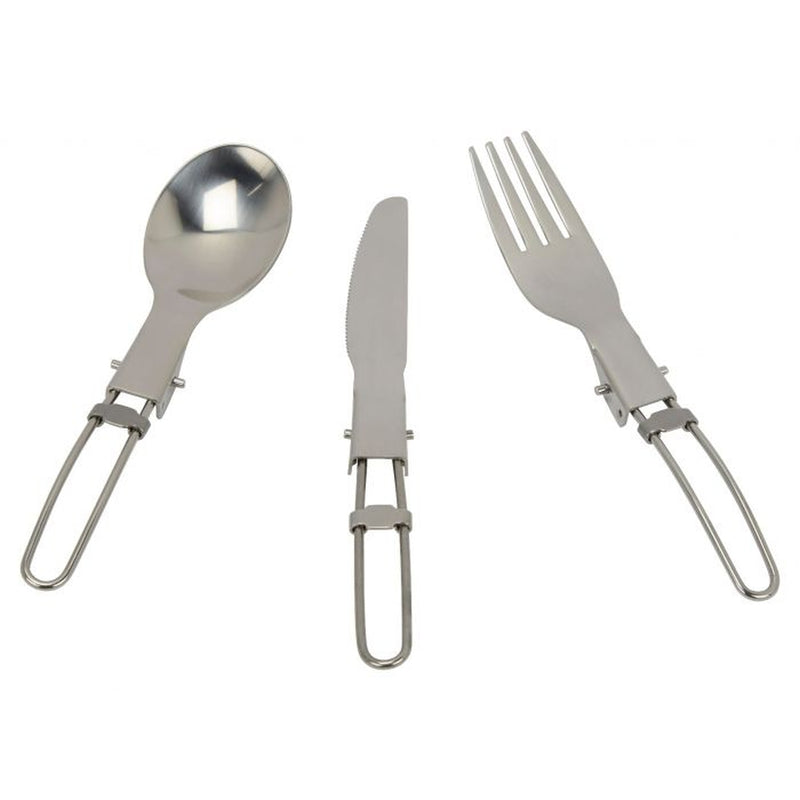 Go Gas 3 Piece SS Folding Cutlery Set | Go Systems | Portwest - The Outdoor Shop
